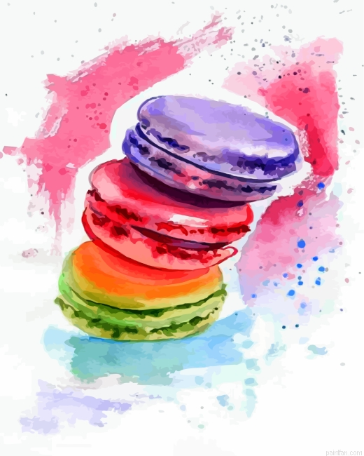 Macaroons Art Paint By Number.png