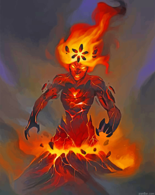 Mad Volcano Woman Paint By Number.png