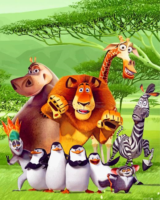 Madagascar Escape 2 Africa Paint By Number.png