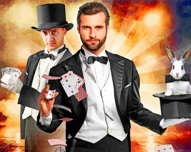 Magician Man Paint By Number.png