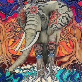 Majestic Elephant Paint By Numbers.png