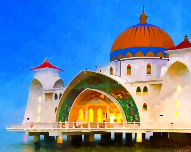 Malaysia Maleka Straits Mosque Paint By Number.png