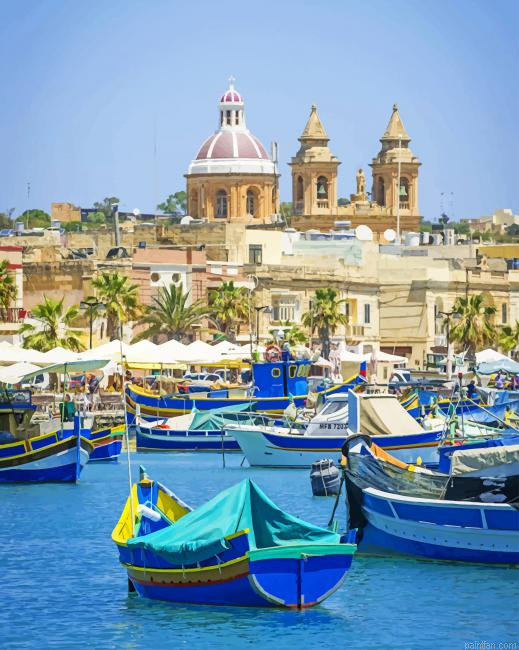 Malta Marsaxlokk Paint By Number.png