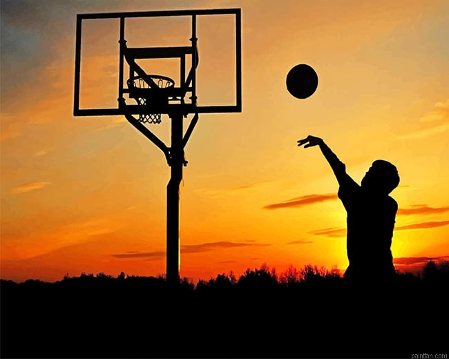 Man Basketball Silhouette New Paint By Numbers.png