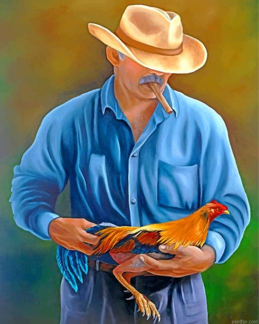 Man Holding Rooster Paint By Number.png