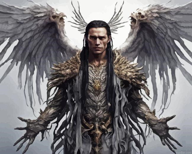 Man With Wings Paint By Numbers.png