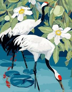 Manchurian Crane Paint By Numbers.png