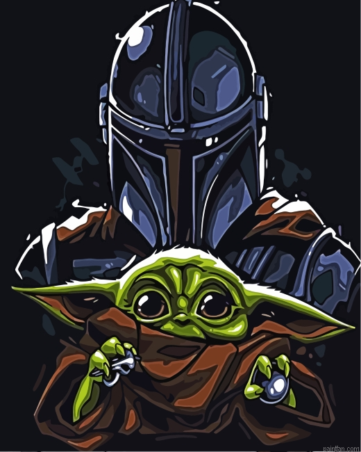 Mandalorian And Baby Yoda Paint By Number.png
