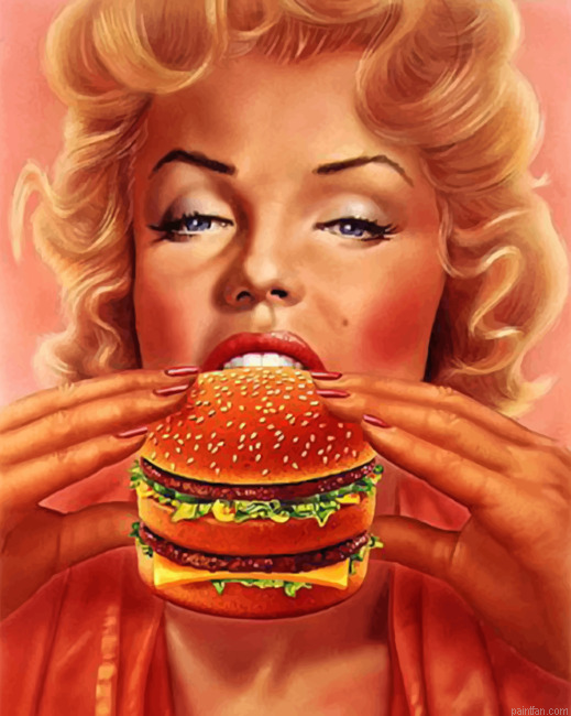 Marilyn Monroe Eating Paint By Number.png