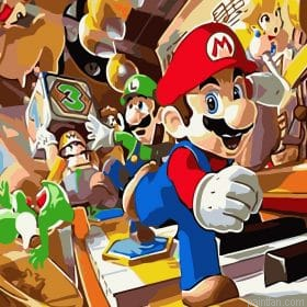Mario Family Paint By Numbers.png