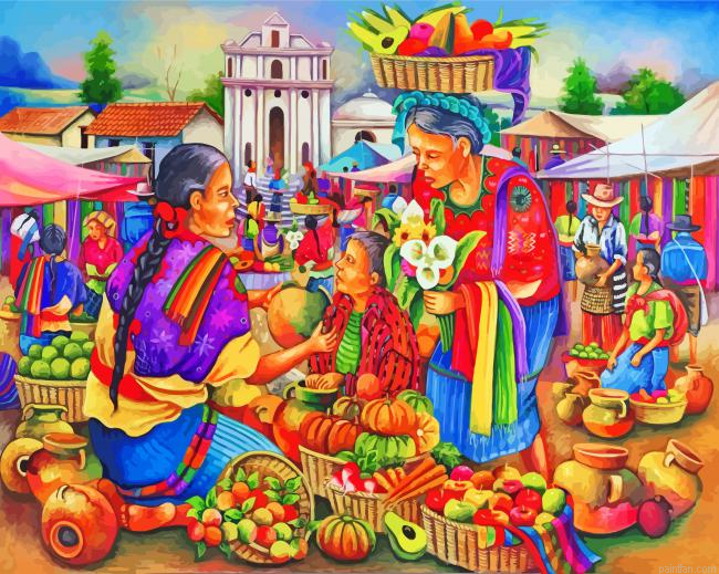 Market Scene Paint By Numbers.png
