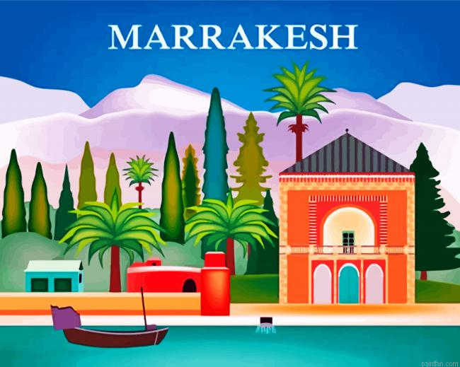 Marrakesh Morocco Paint By Number.png