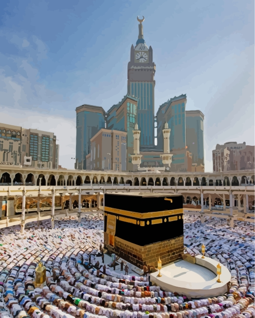 Masjid Al Haram Saudi Arabia Paint By Number.png