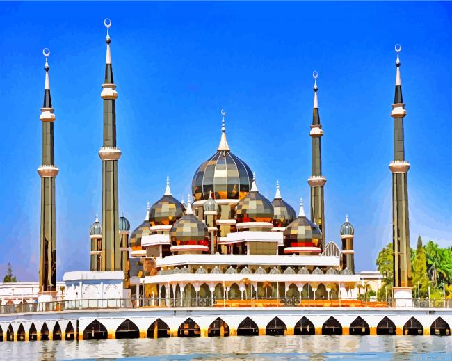 Masjid Kristal Malaysia Paint By Number.png