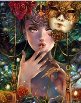 Mask Woman Paint By Numbers.png