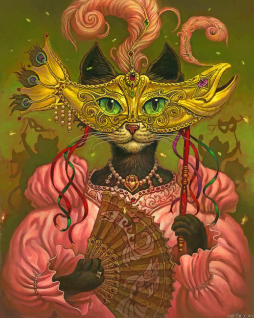 Masked Cat Paint By Numbers.png