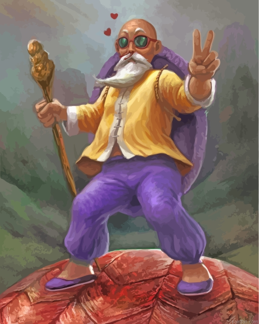 Master Roshi Art Paint By Number.png