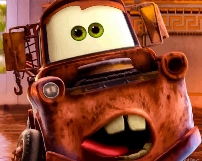 Mater Disney Character Paint By Numbers.png