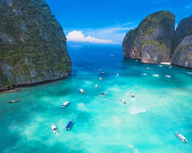 Maya Bay Thailand Paint By Numbers.png