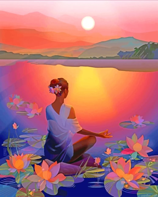 Meditation Vibes Women Paint By Numbers.png