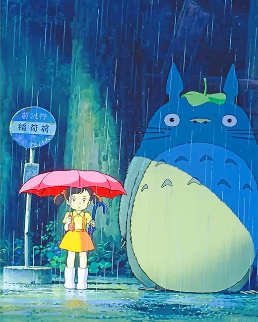 Mei Kusaka And Totoro New Paint By Numbers.png