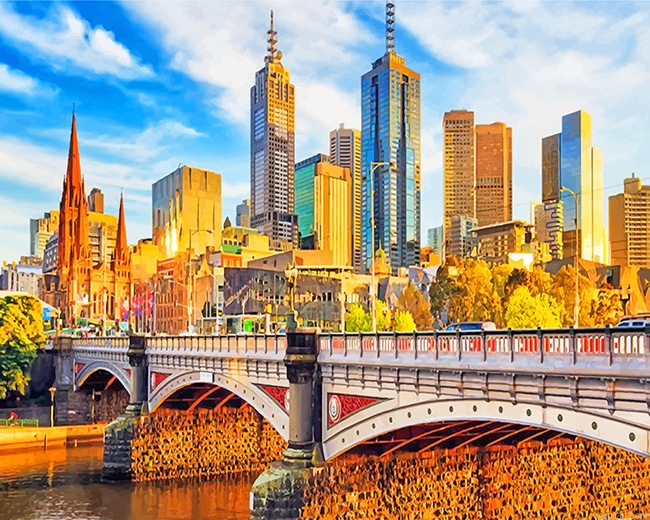 Melbourne City Center New Paint By Numbers.png