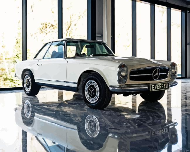 Mercedes 200 Sl Paint By Numbers.png