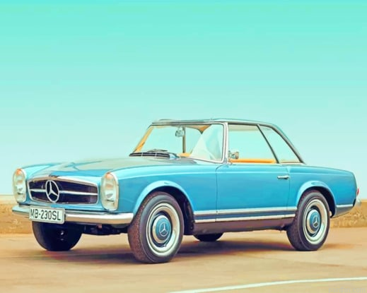 Mercedes Benz Classic Car New Paint By Numbers.png
