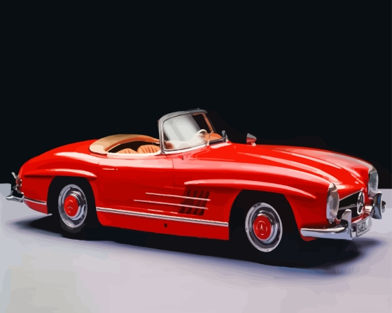 Mercedes Sl 300 Paint By Numbers.png