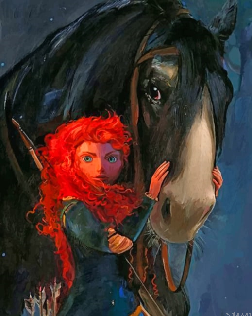 Merida And Black Horse New Paint By Numbers.png