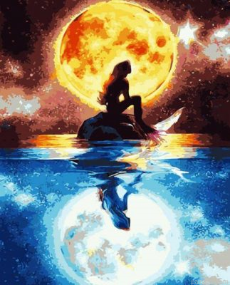 Mermaid Moonlight Paint By Numbers.png