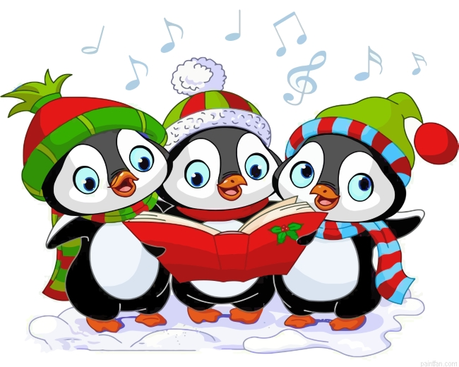 Merry Christmas Penguins Paint By Number.png