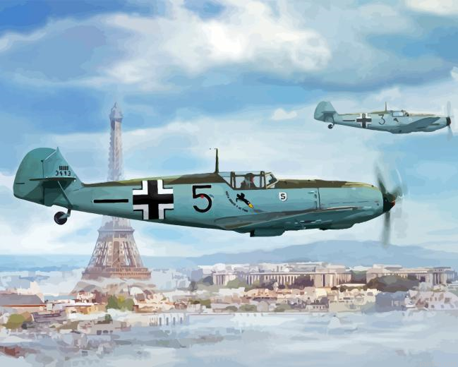 Messerschmitt Bf 109 Paint By Numbers.png