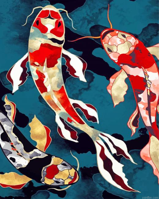 Metalic Koi Fish Art Paint By Number.png