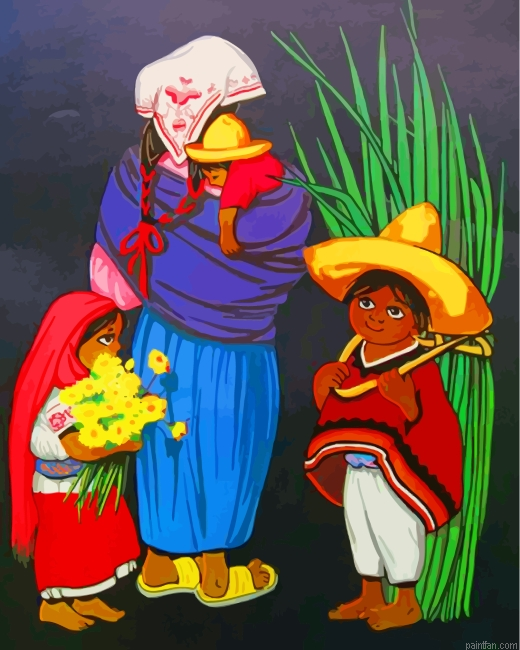 Mexican Family Paint By Number.png