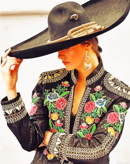 Mexican Girl New Paint By Numbers.png