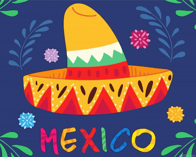 Mexican Sombrero Paint By Numbers.png