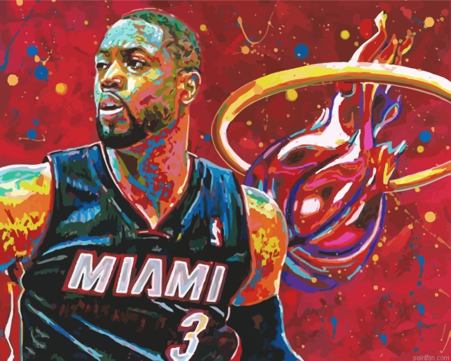 Miami Heat Player Art Paint By Number.png