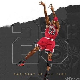 Michael Jordan Athlete Paint By Numbers.png