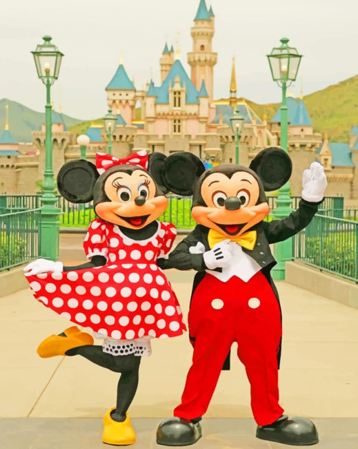 Mickey And Minnie Disneyland New Paint By Numbers.png