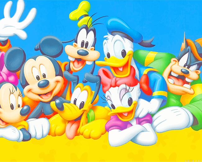 Mickey Mouse Characters New Paint By Numbers.png