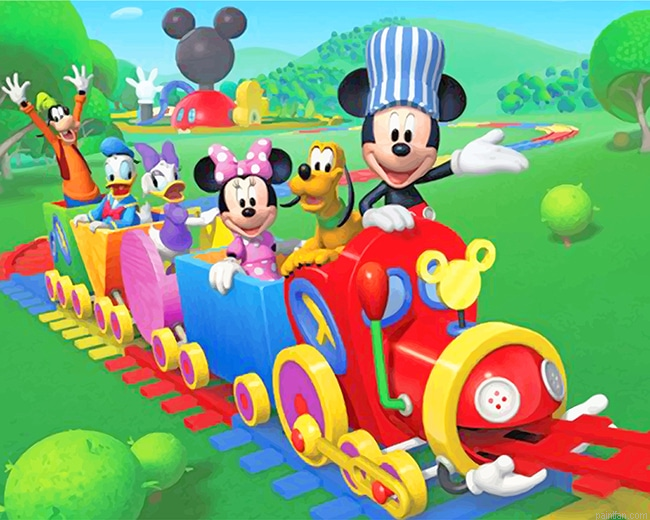 Mickey Mouse Choo Choo Express New Paint By Numbers.png
