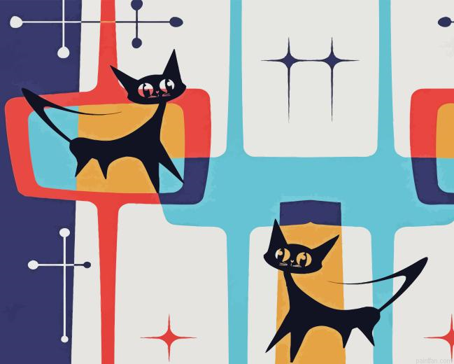 Mid Century Cats Paint By Numbers.png