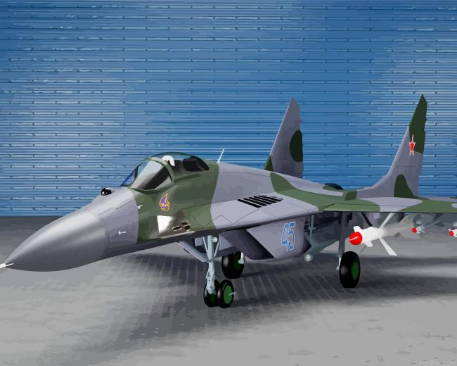 Mig 29 Fulcrum Paint By Numbers.png