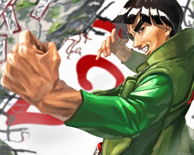 Might Guy Paint By Numbers.png