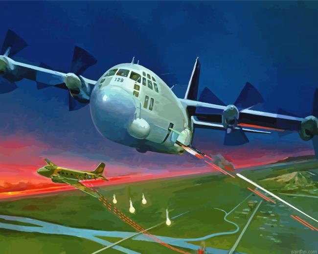 Military C 130 Plane Paint By Numbers.png