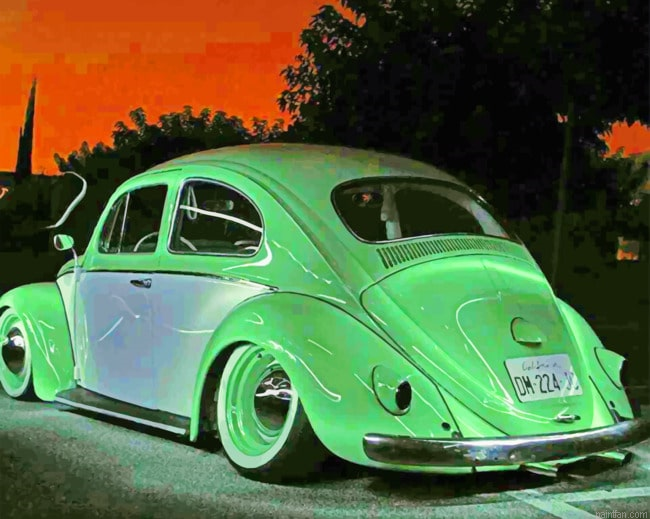 Mint Green Vw Bug New Paint By Numbers.png
