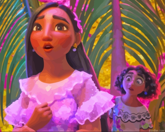 Mirabel And Isabela Encanto Paint By Numbers.png