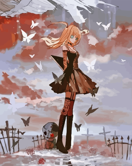 Misa Amane Anime Paint By Numbers.png