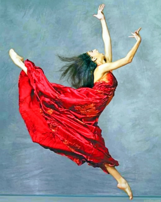 Modern Dancer Lady New Paint By Numbers.png